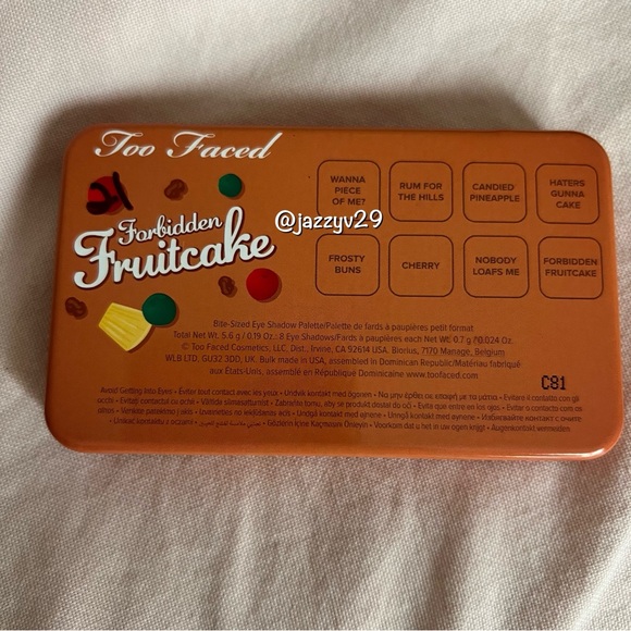 Too Faced Forbidden Fruitcake Mini Eyeshadow Palette - Picture 6 of 6